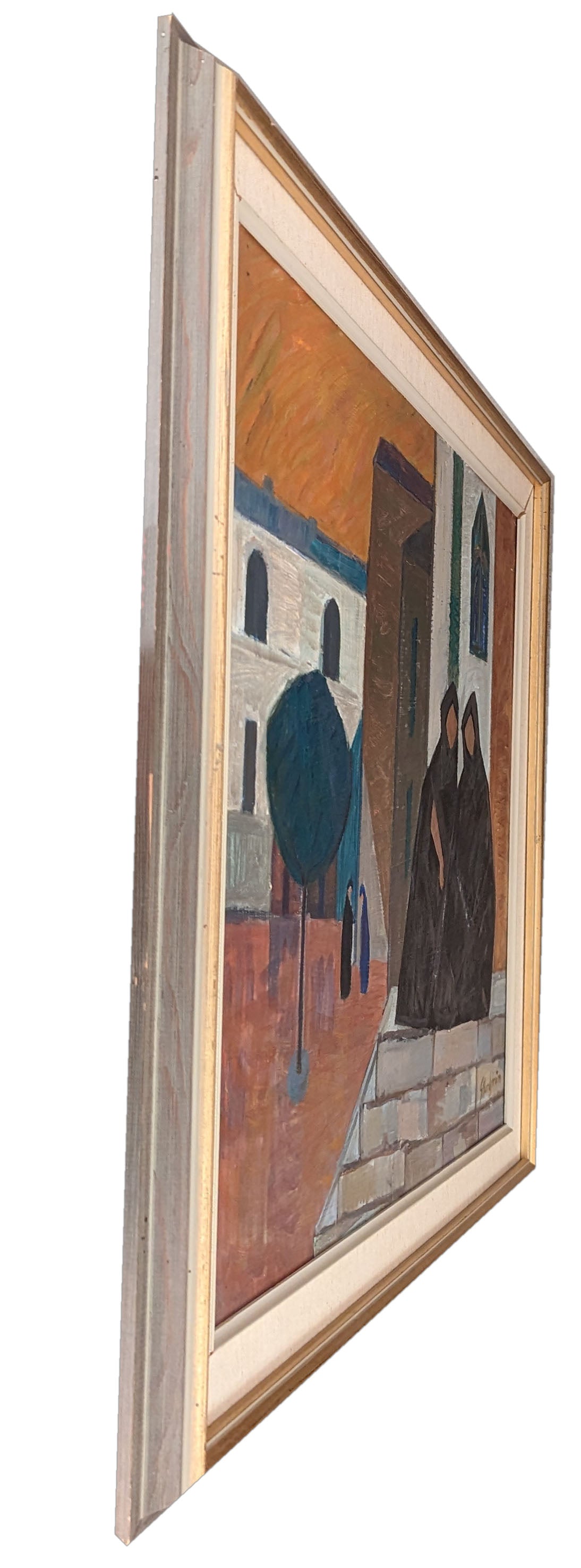 20th Century Swedish School ‘Gossiping in the Square’