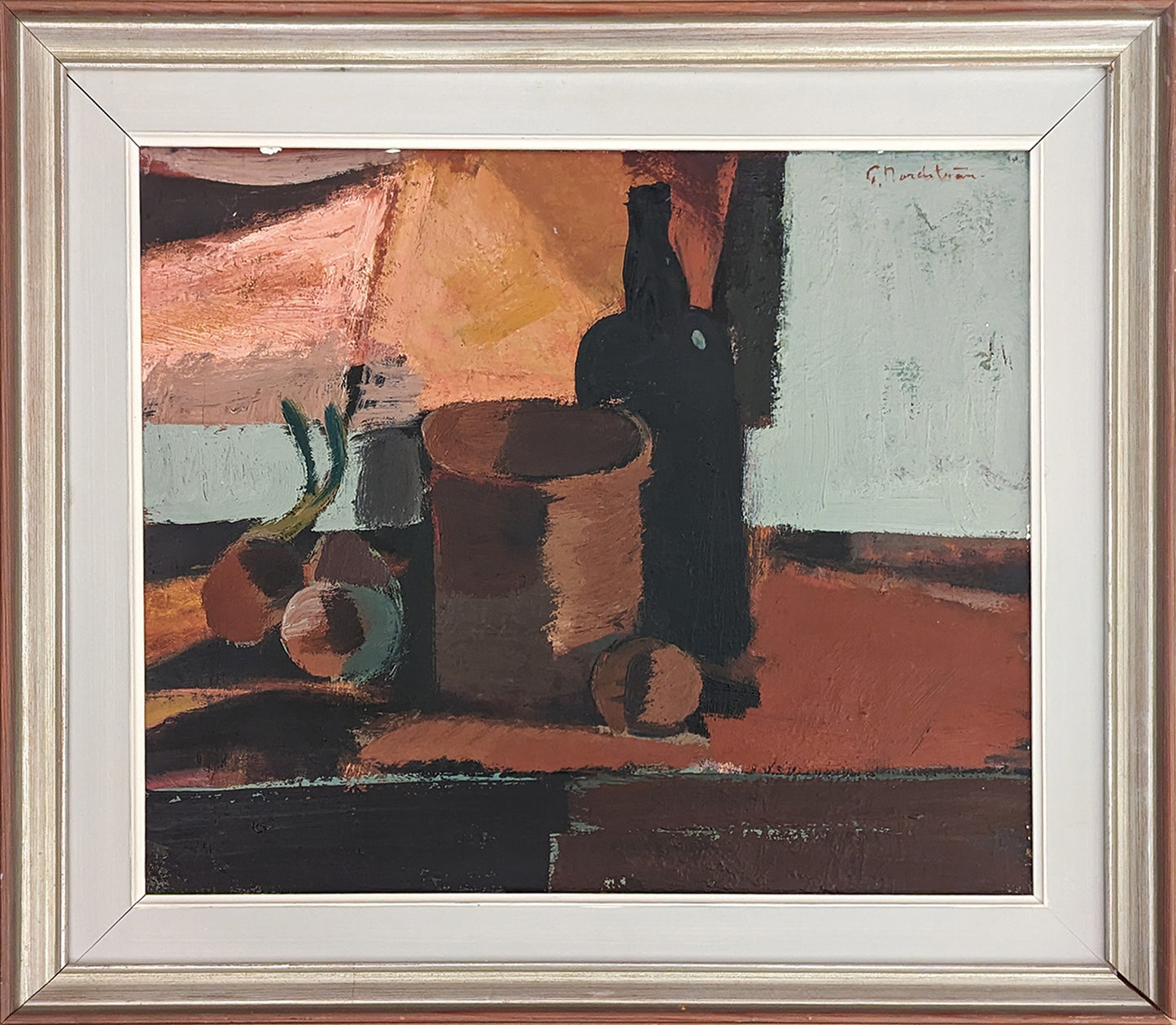 Onion and Black Bottle