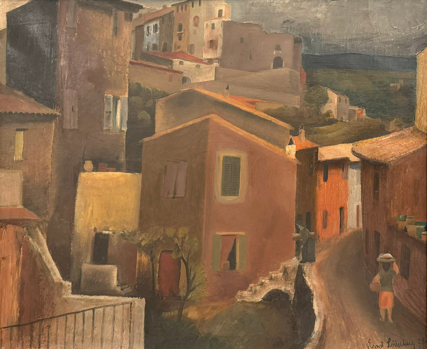 Cagnes sur Mer, 1928