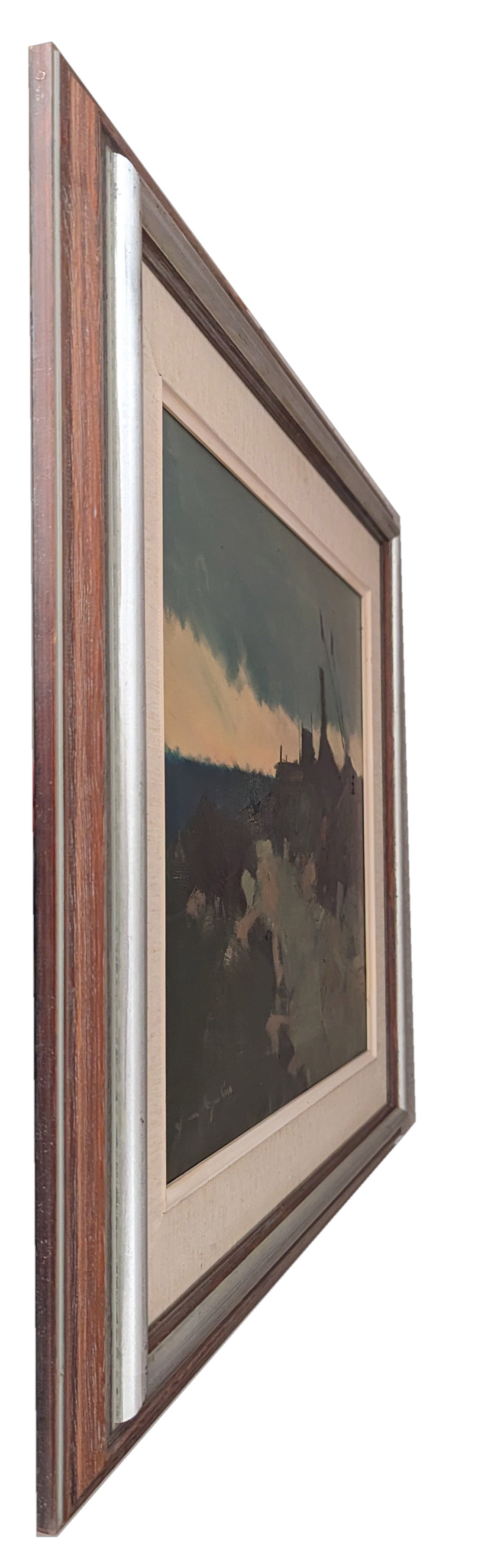 20th Century Swedish Artist ‘Fishing village at Dusk’