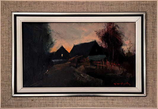 20th Century Swedish School ‘Village at Twilight’