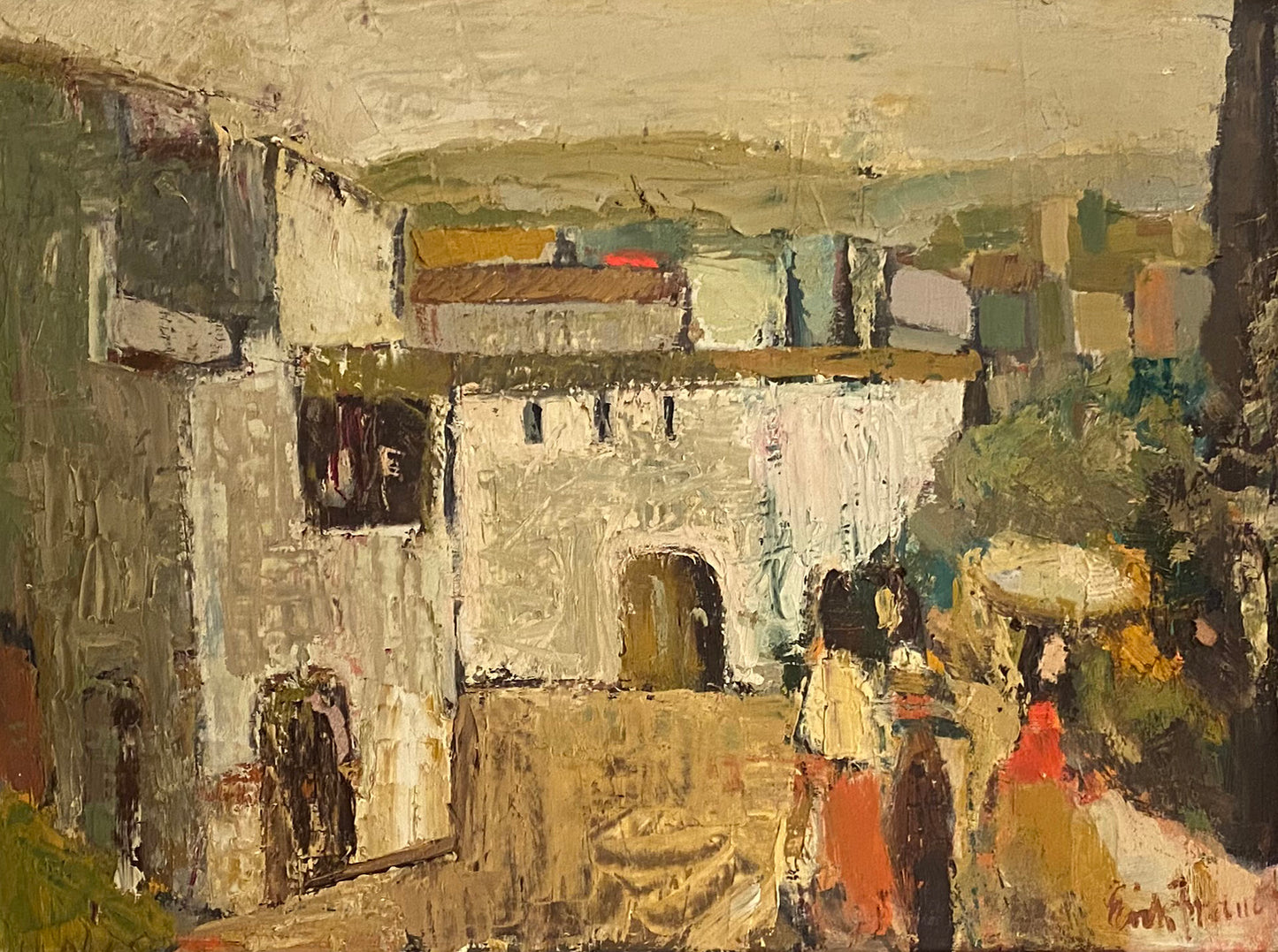 RESERVED Figures in a Mediterranean Town