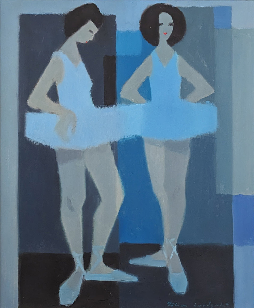 Ballerinas in Blue