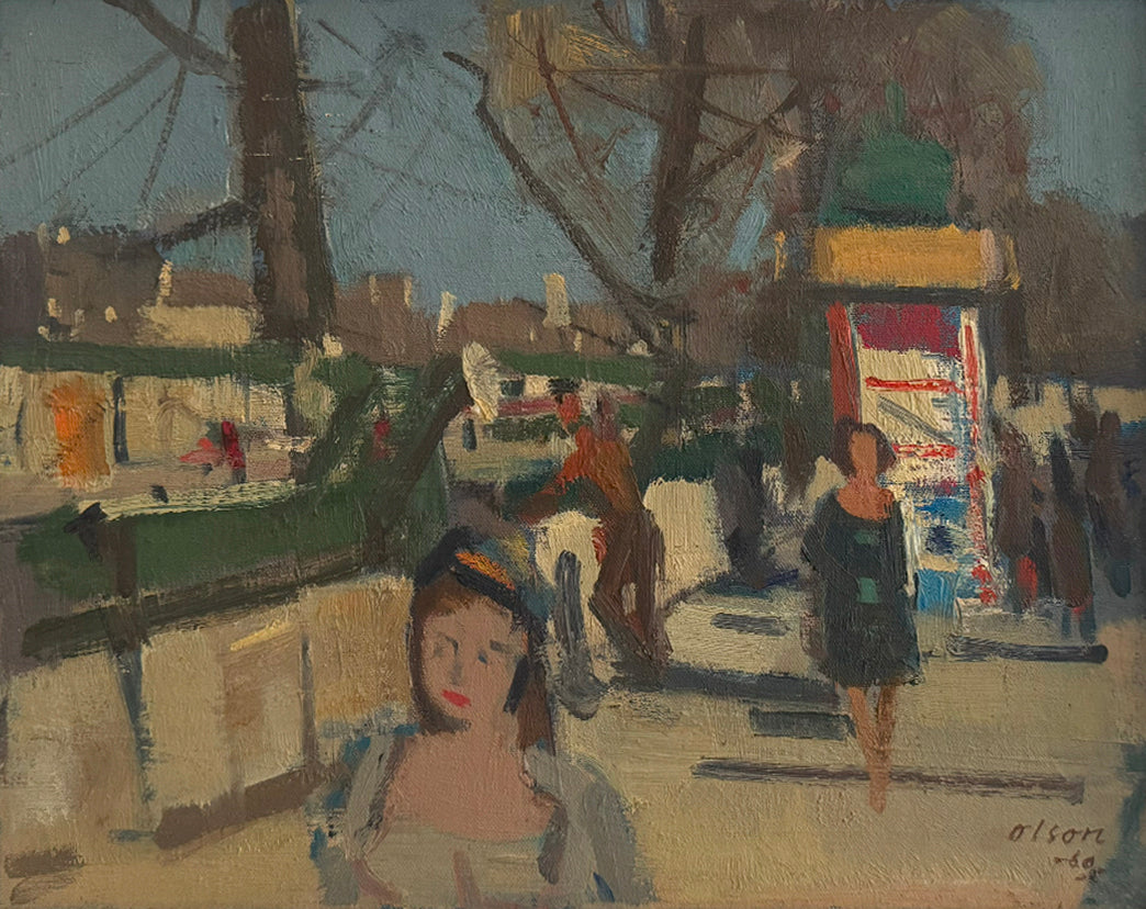 Bouquinistes By The Sea, 1960