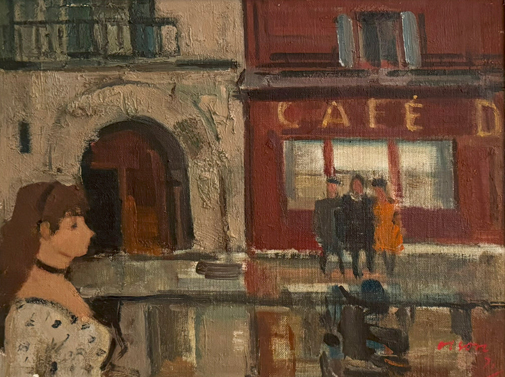 A Girl in the Street, Paris, 1971