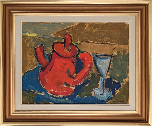 20th Century Swedish School ‘The Red Teapot’