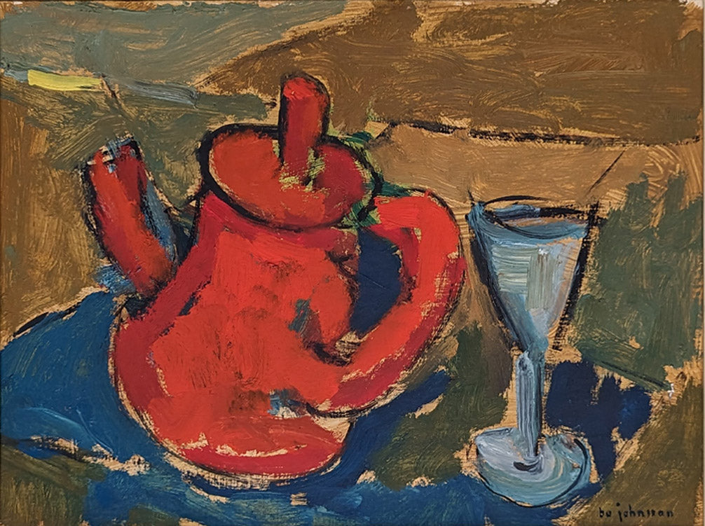 20th Century Swedish School ‘The Red Teapot’