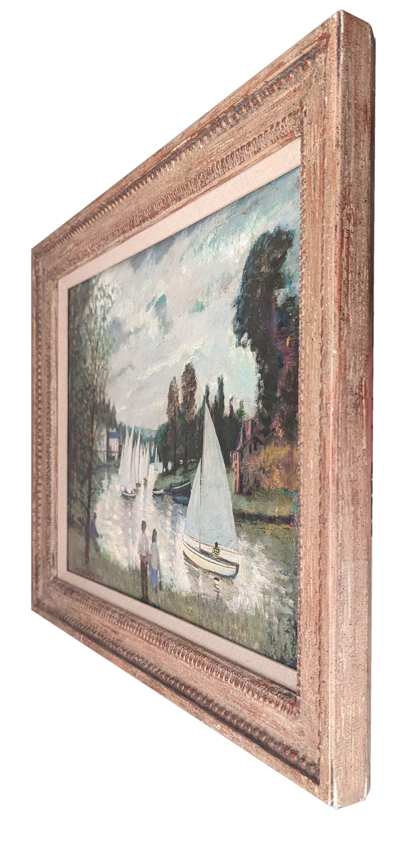 George Manchester (1922-1996) ‘Dinghies on the River’