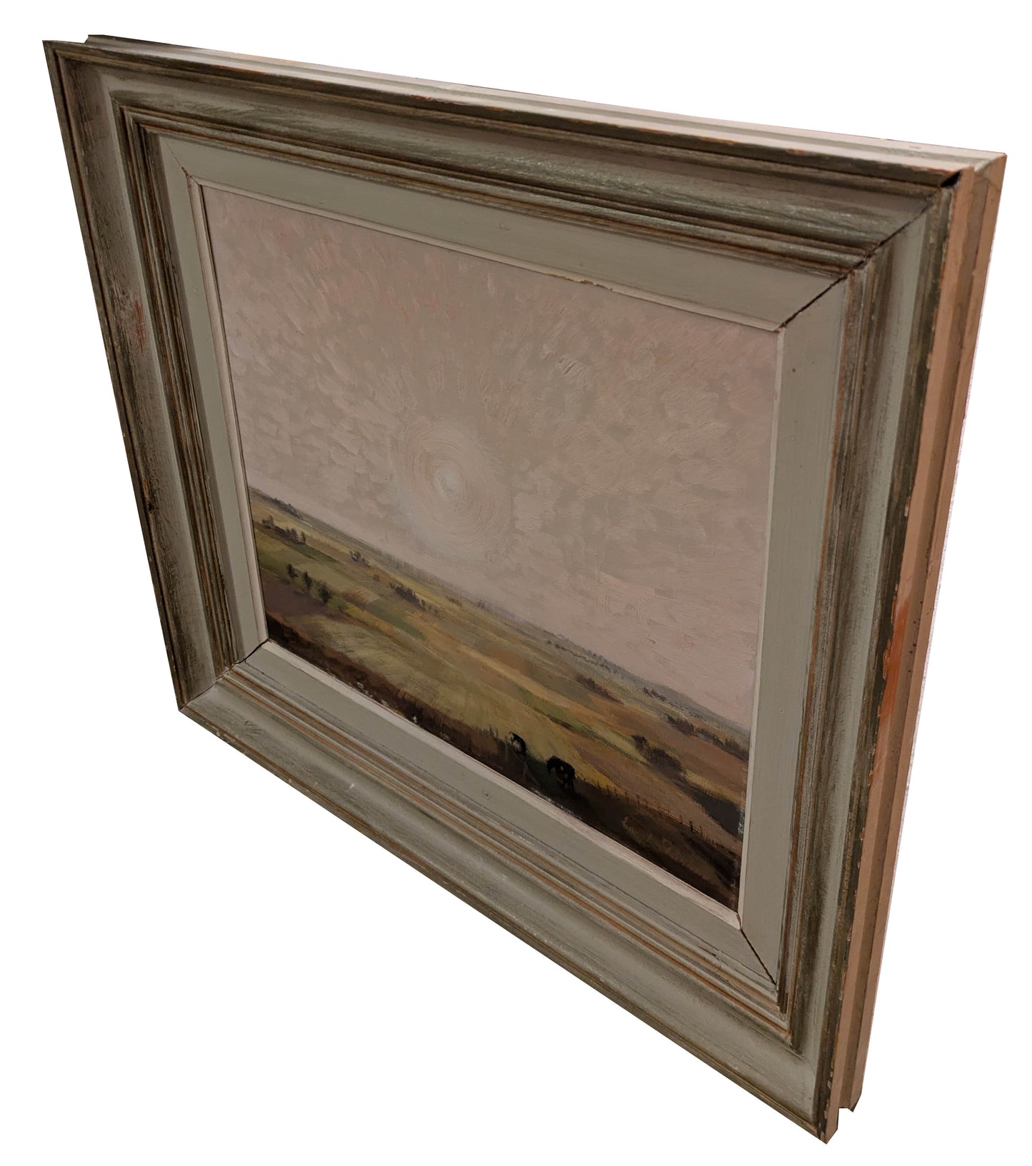 Milking  in a landscape