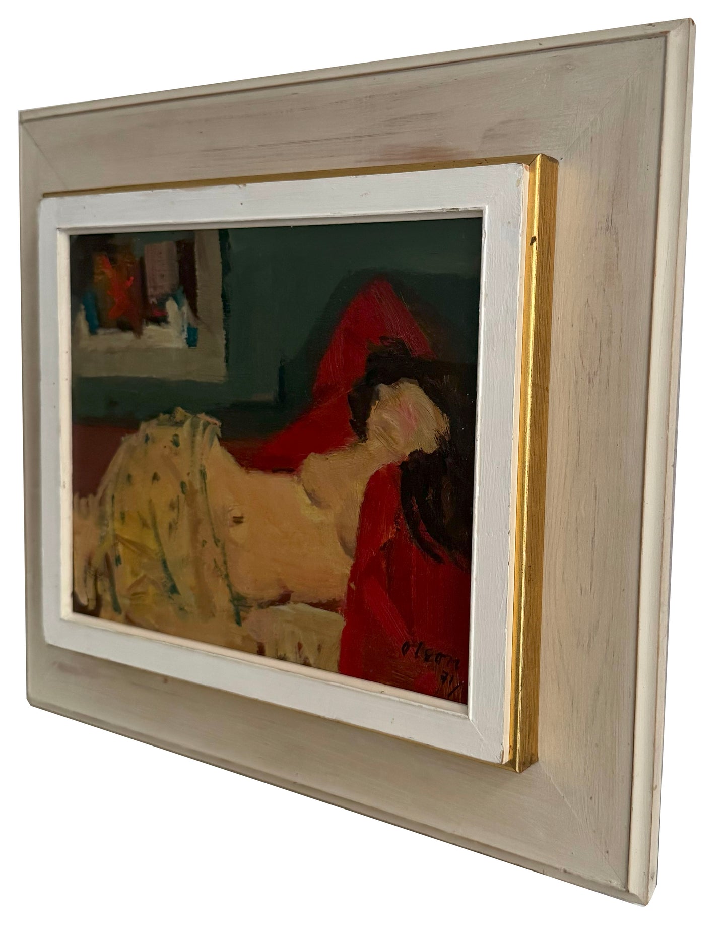 Reclining Model in Red, 1971