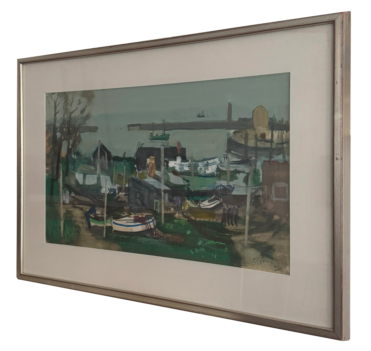 A Brittany Boatyard, 1960