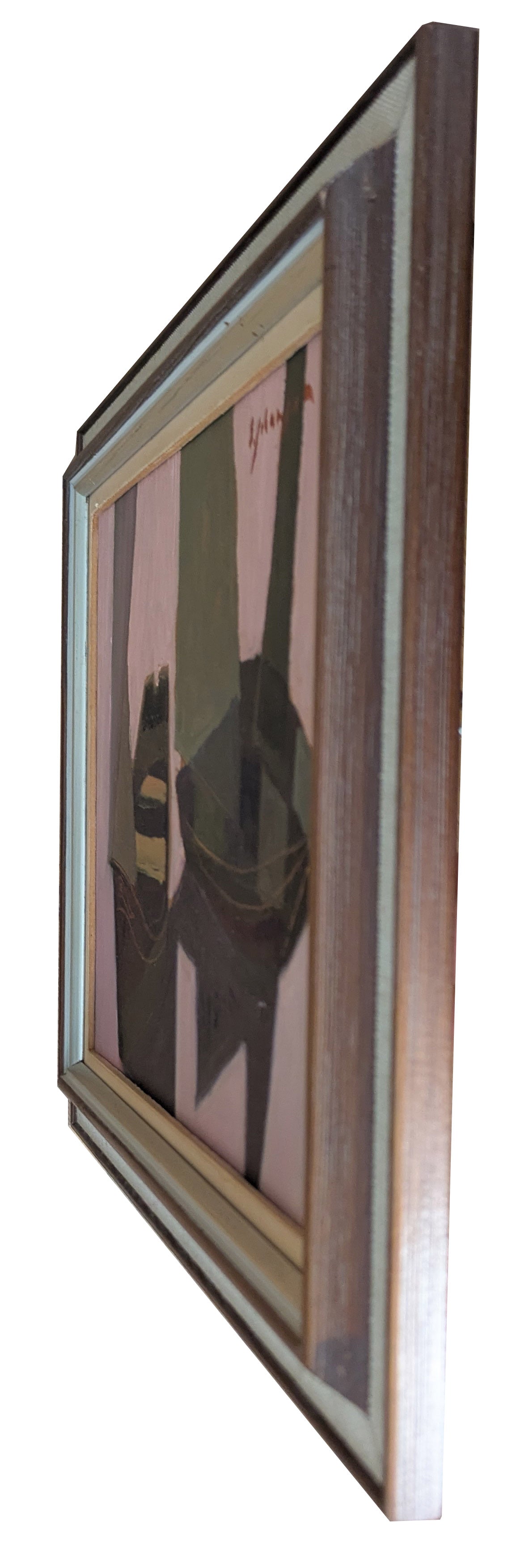 Abstracts boats in a harbour