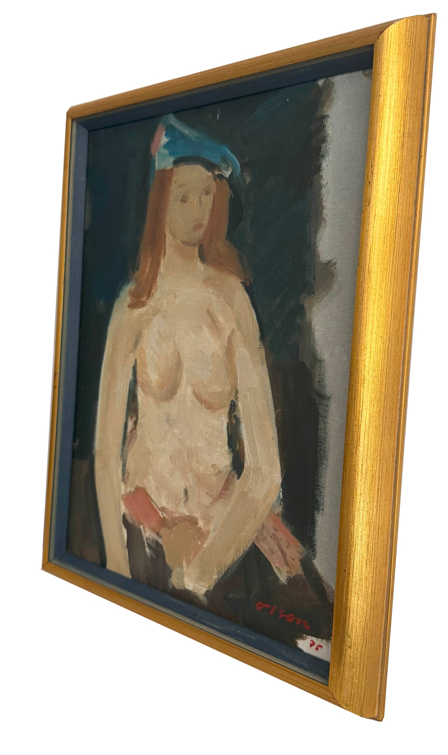Nude in a Blue Bonnet, 1975