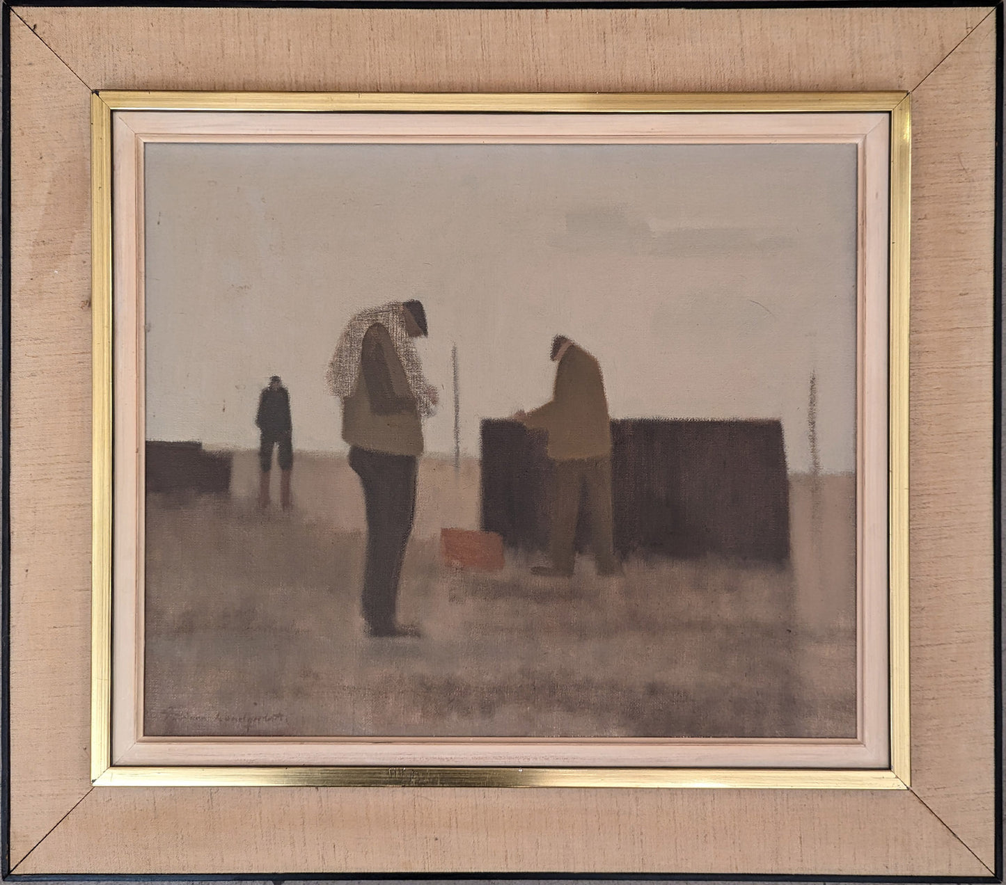 Fishermen on a shore’