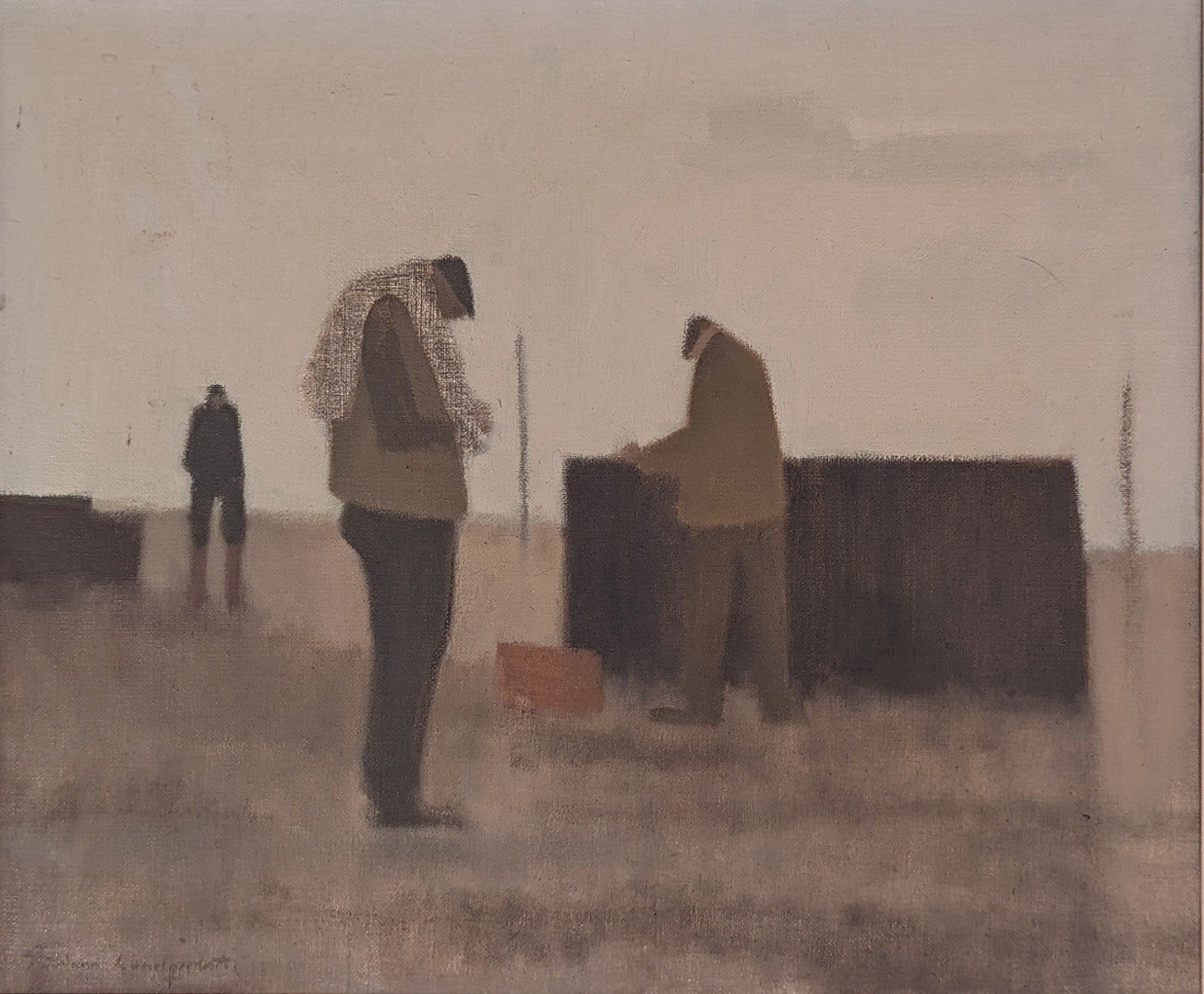 Fishermen on a shore’