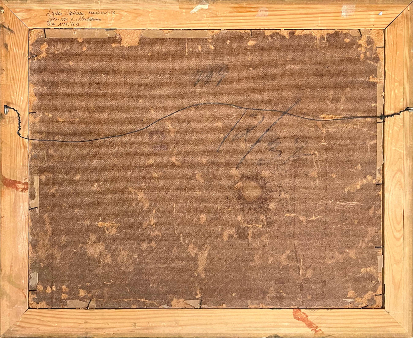 Dog in a Snowy Harbour