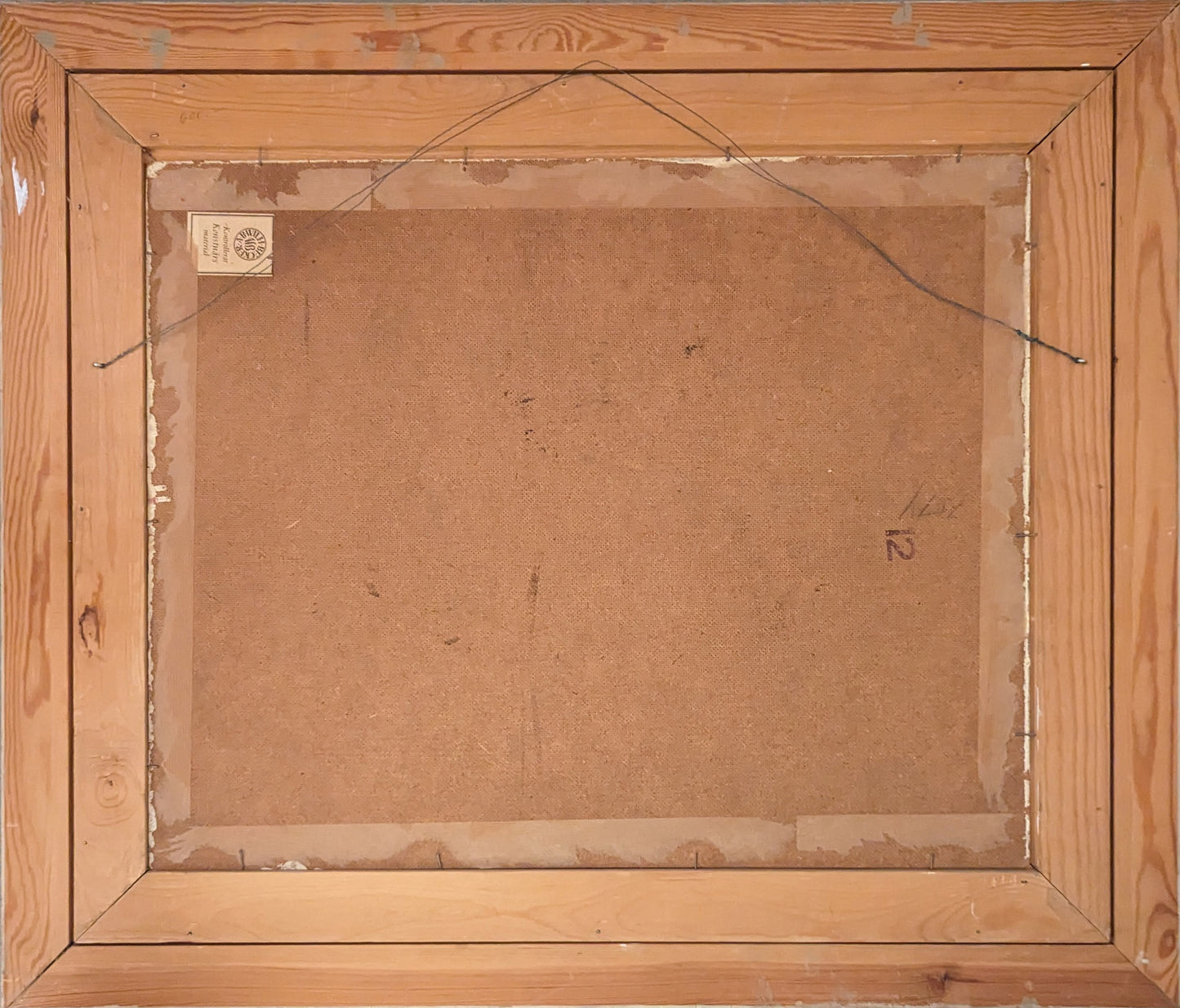 Figures crossing a Farmyard