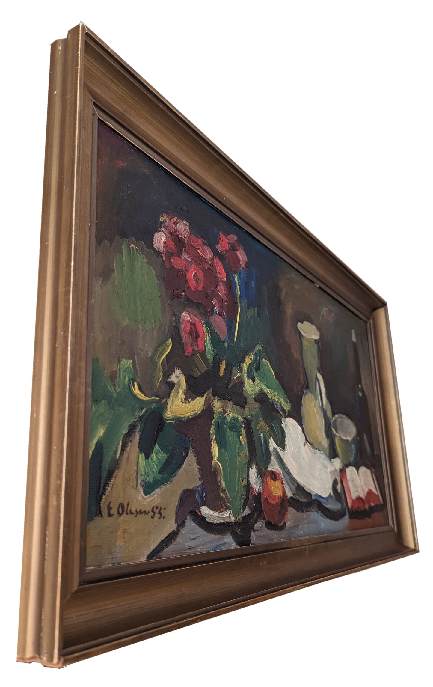 Still Life with Book and Bottle