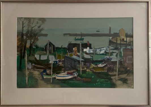 A Brittany Boatyard, 1960