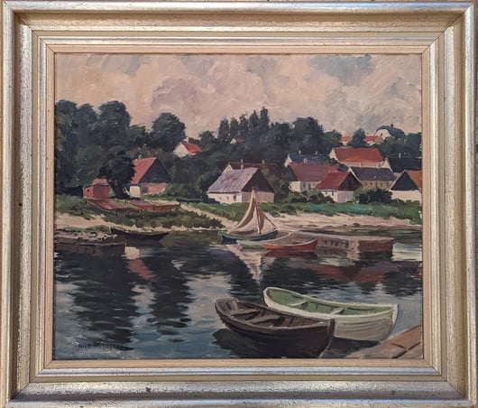 Countryside River Landscape