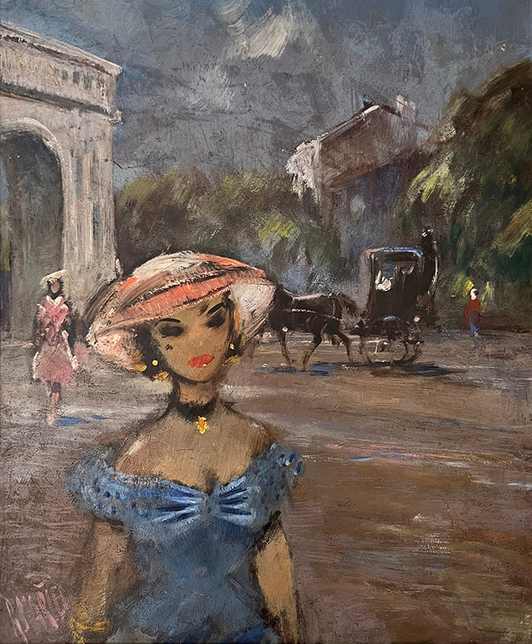 Female Figure in Paris