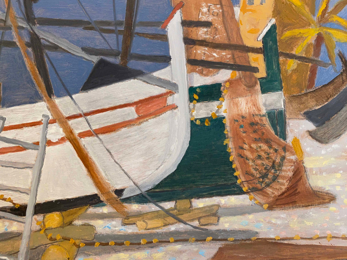 Fishing Boats on a Mediterranean Beach