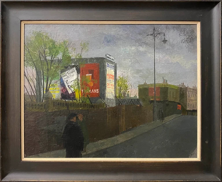Heather Copley (1918-2001) 'Street scene, West London'