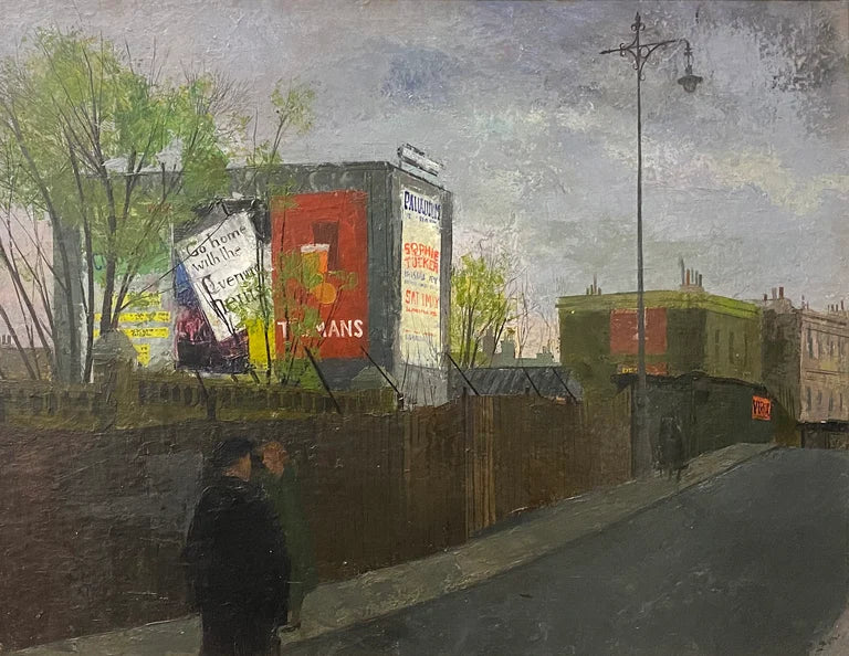 Heather Copley (1918-2001) 'Street scene, West London'