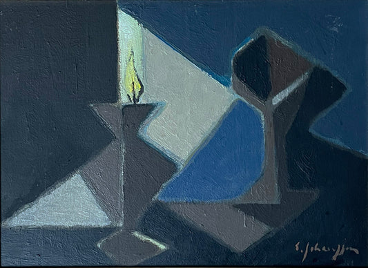 Modernist Still life with Candle