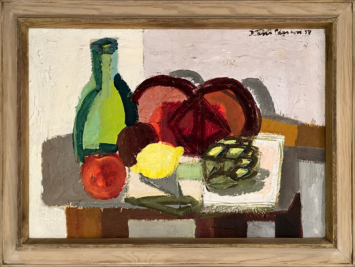 Bottle & Fruit, 1959