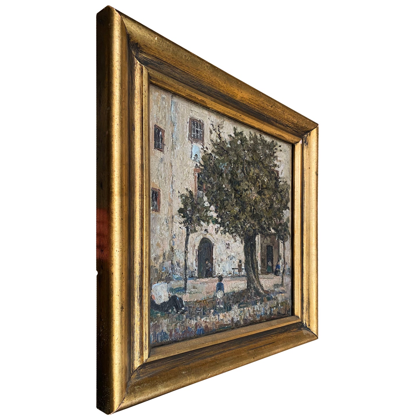 Figures in a Courtyard