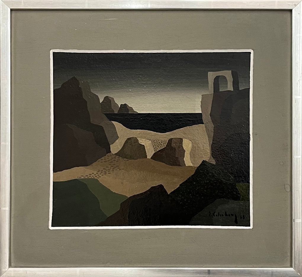 Eric Cederberg (1897-1984) ‘Nocturnal beach’