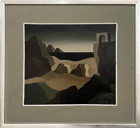 Eric Cederberg (1897-1984) ‘Nocturnal beach’