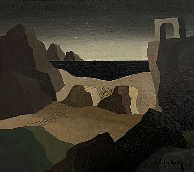 Eric Cederberg (1897-1984) ‘Nocturnal beach’