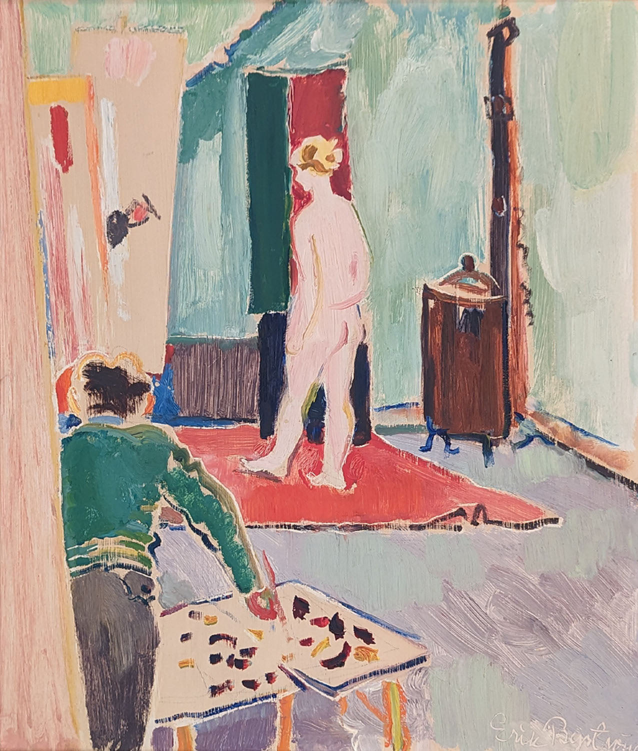 Nude Warming in the Studio