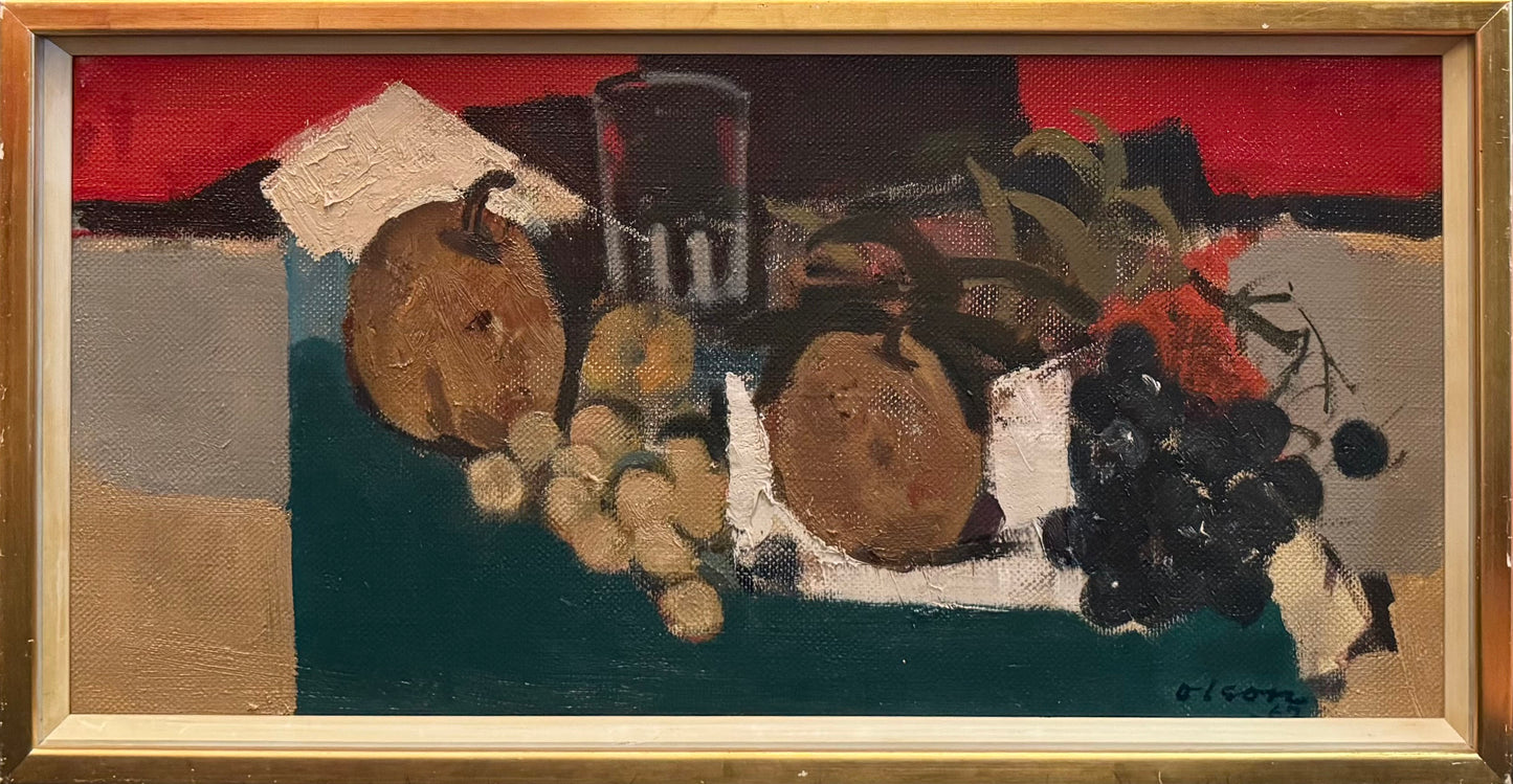 Still Life with Grapes and Glass