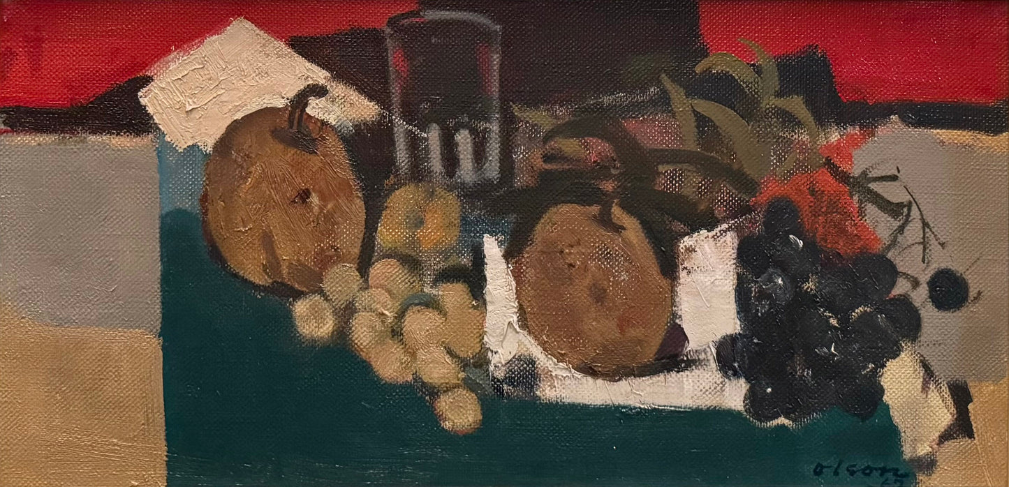 Still Life with Grapes and Glass