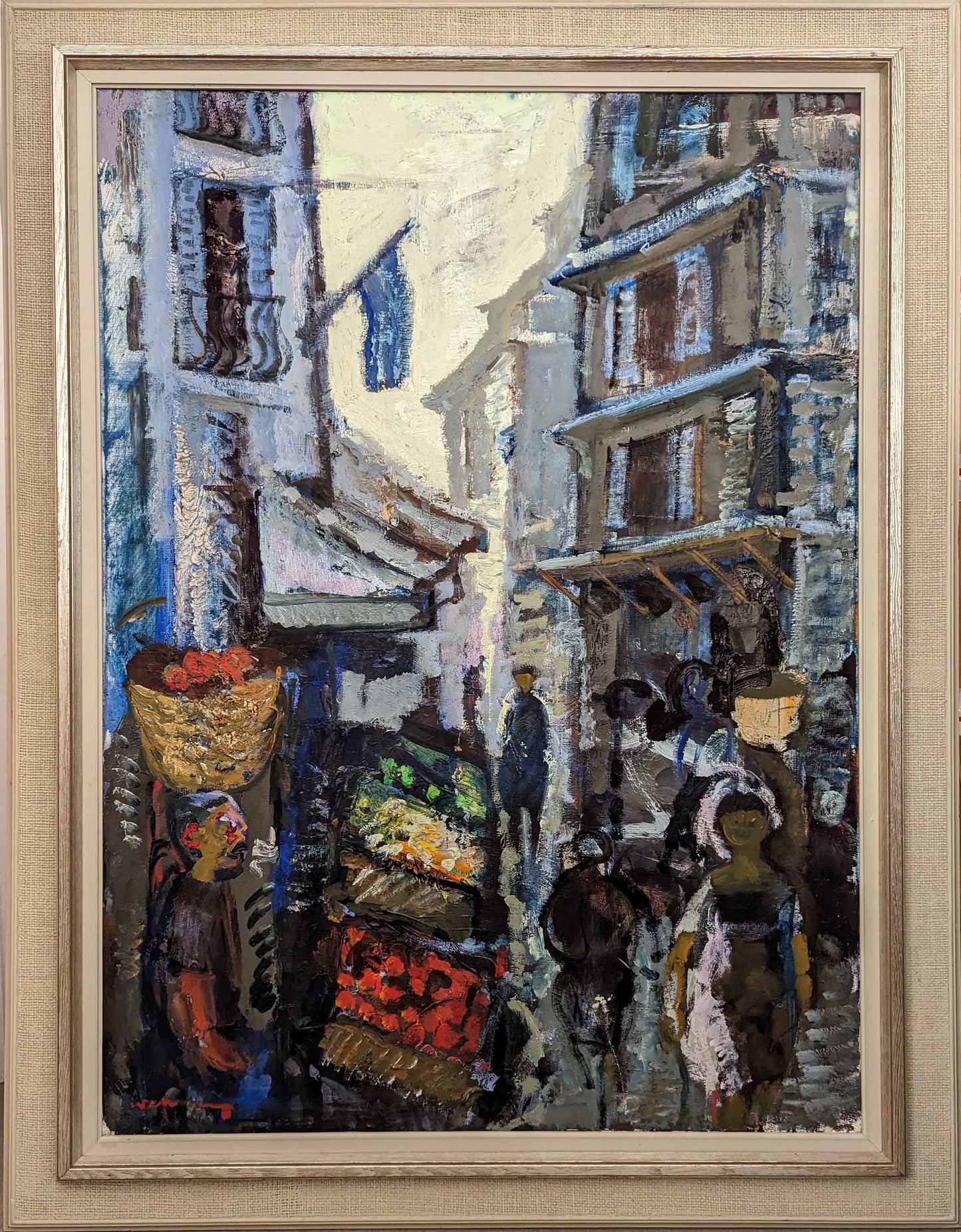 Busy Street Market, Paris