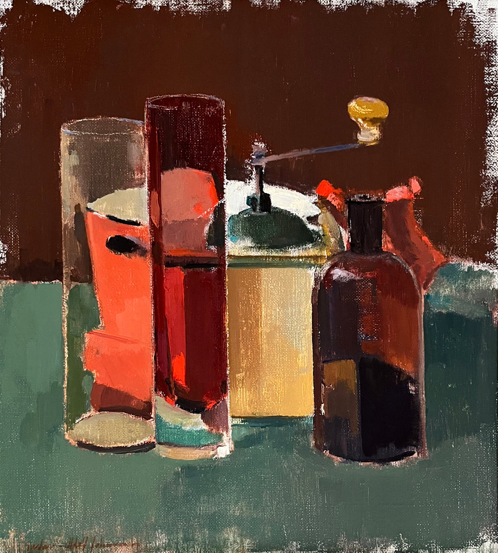 Still Life of Coffee Grinder