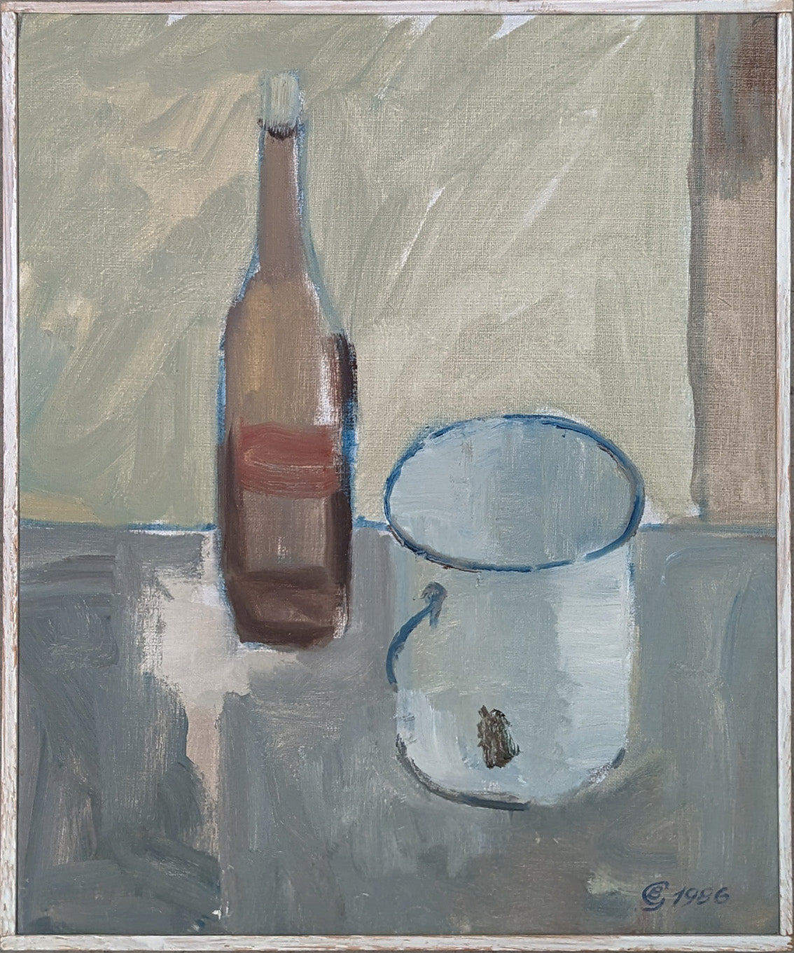 Abstract with Empty Bottle