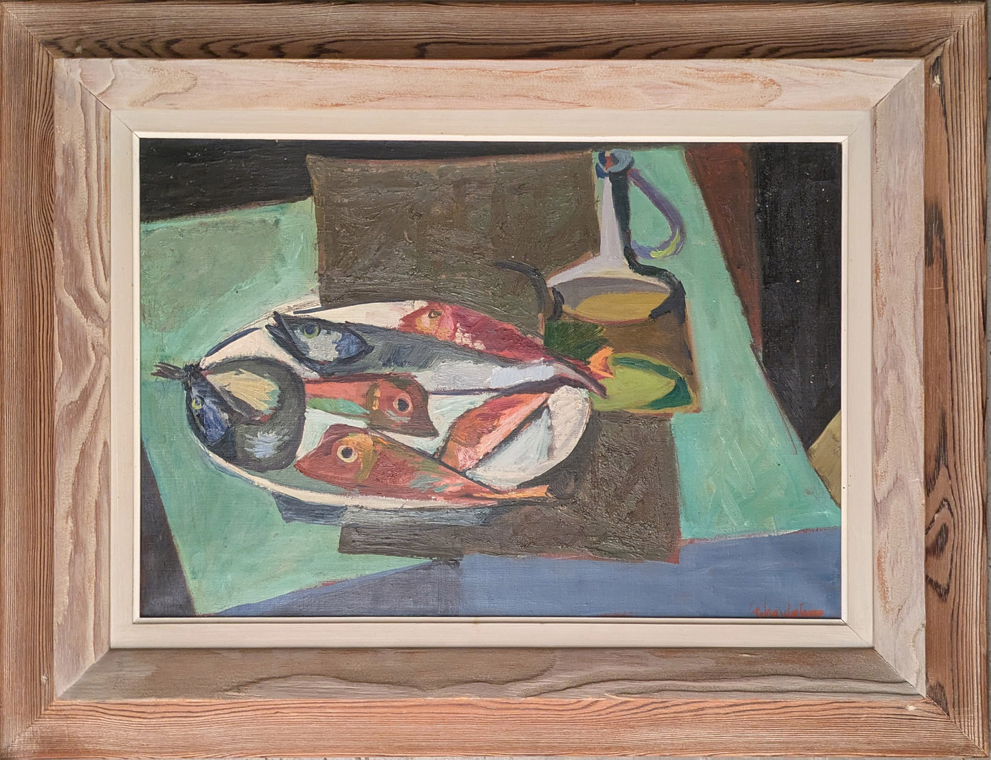 Still Life with Oil & Fish