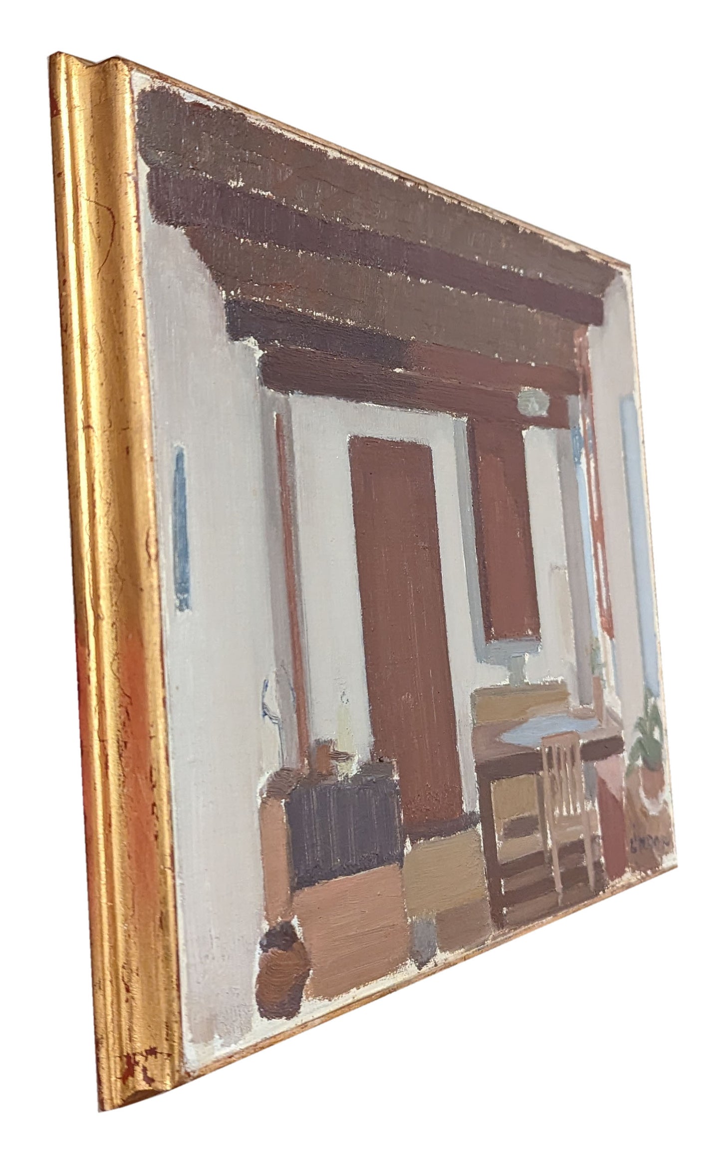 Kurt Lindon (1910 - 1985) "Swedish Interior, 1967"