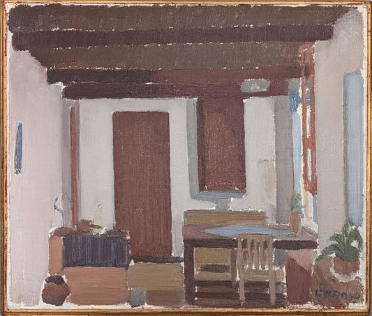Kurt Lindon (1910 - 1985) "Swedish Interior, 1967"