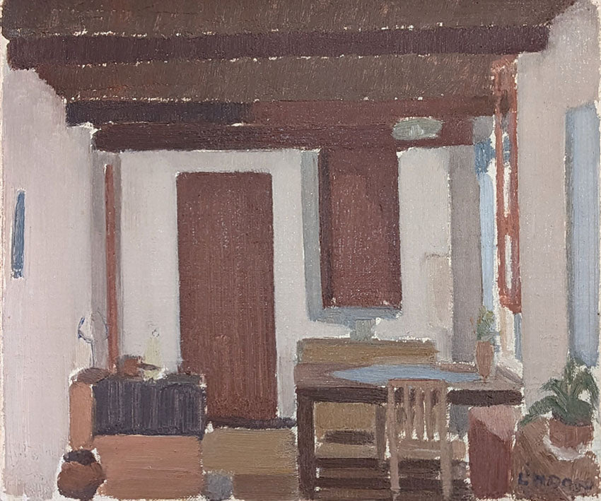 Kurt Lindon (1910 - 1985) "Swedish Interior, 1967"