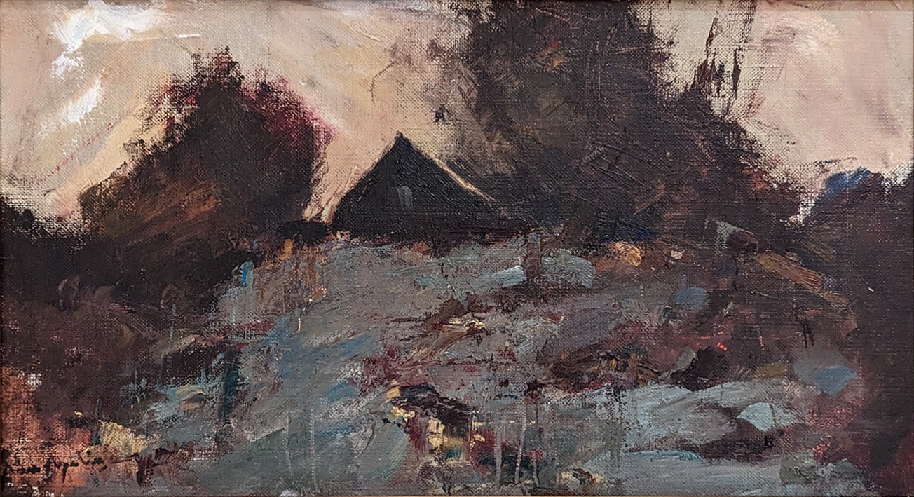 Village House at Dusk