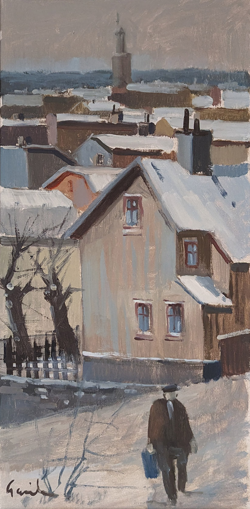 Village in Winter
