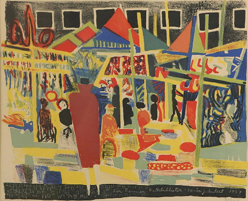 Colourful Street Scene Ed. 375 of 455