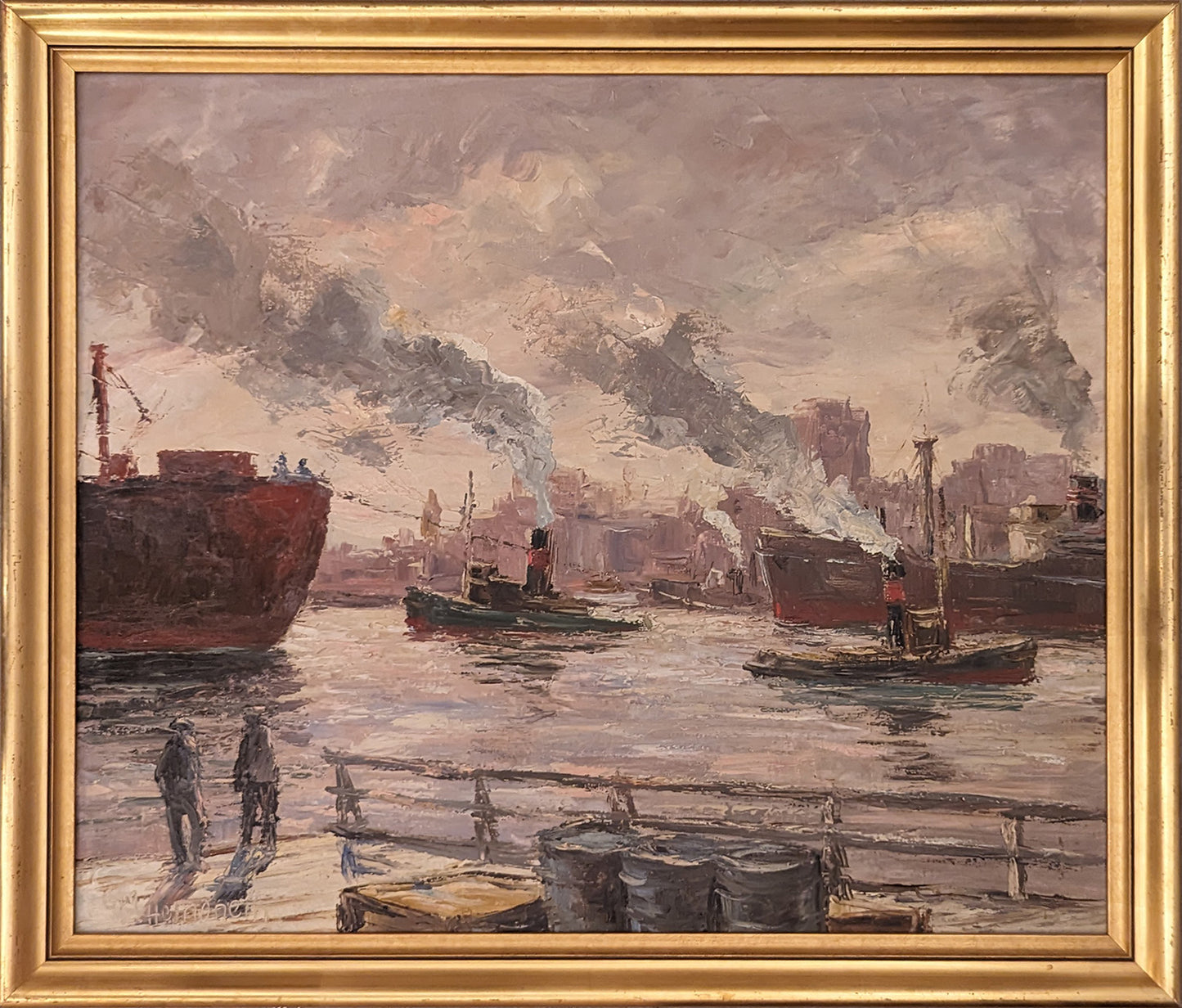 Tugs in a busy Harbour