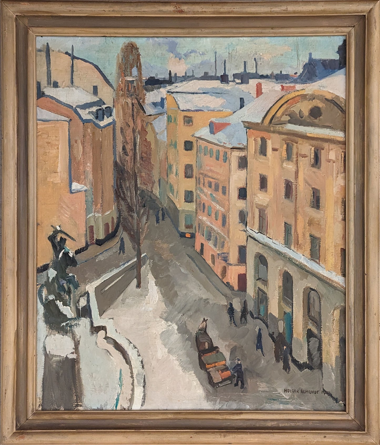 City in Snow