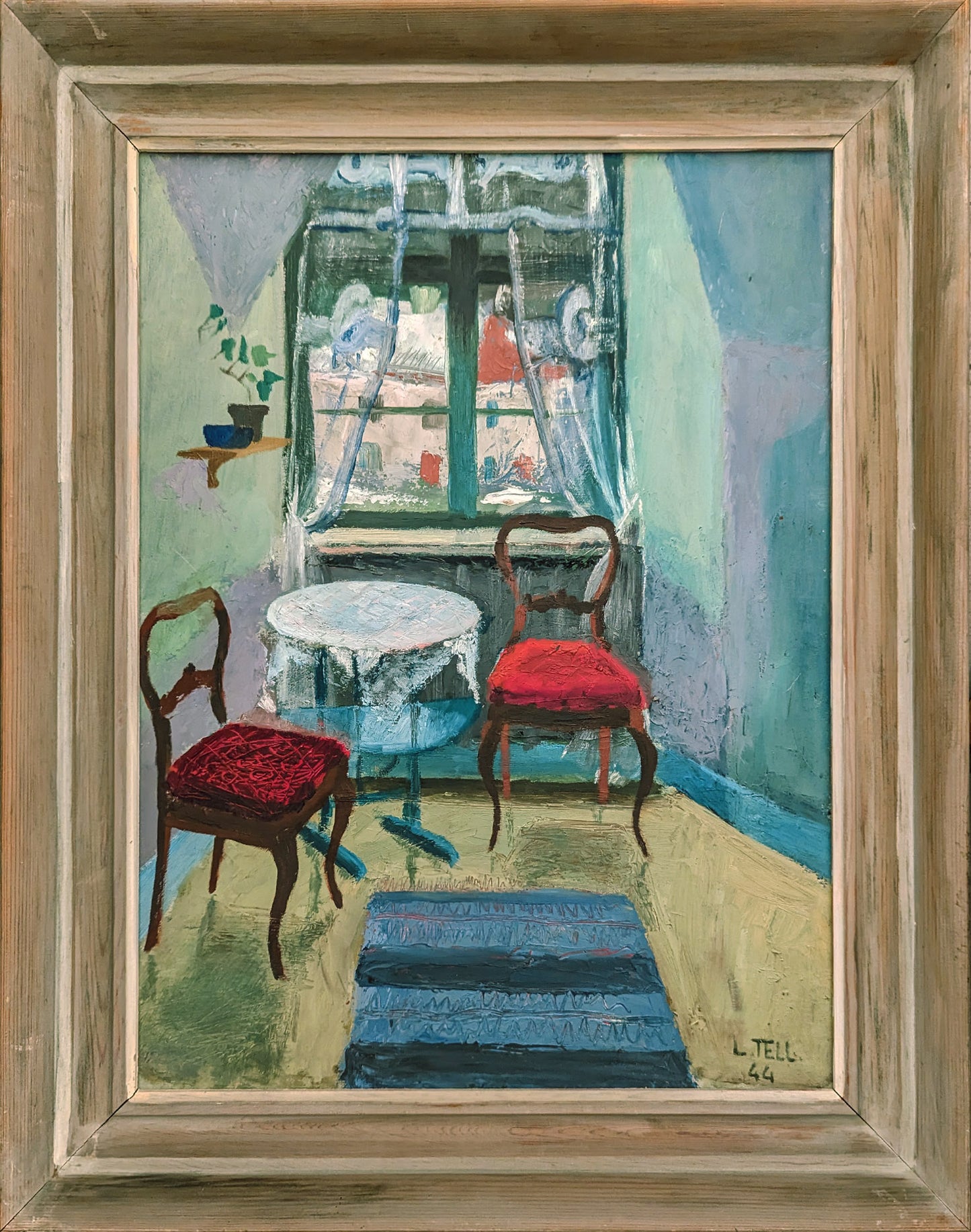Interior with Red Chair